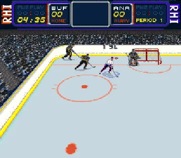 RHI Roller Hockey '95 (USA) (Proto) screen shot game playing